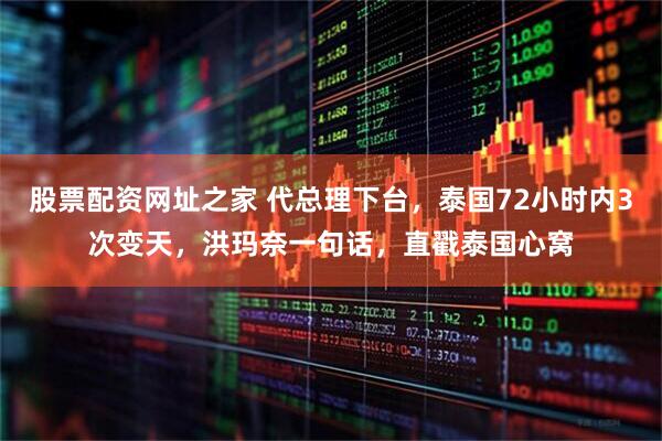 股票配资网址之家 代总理下台，泰国72小时内3次变天，洪玛奈一句话，直戳泰国心窝